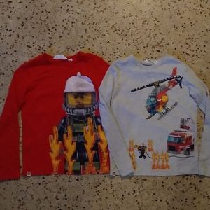 Long sleeve boys Lego City shirts